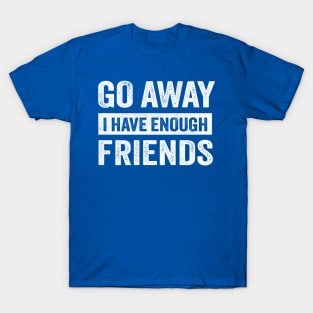 Go Away I Have Enough Friends T-Shirt